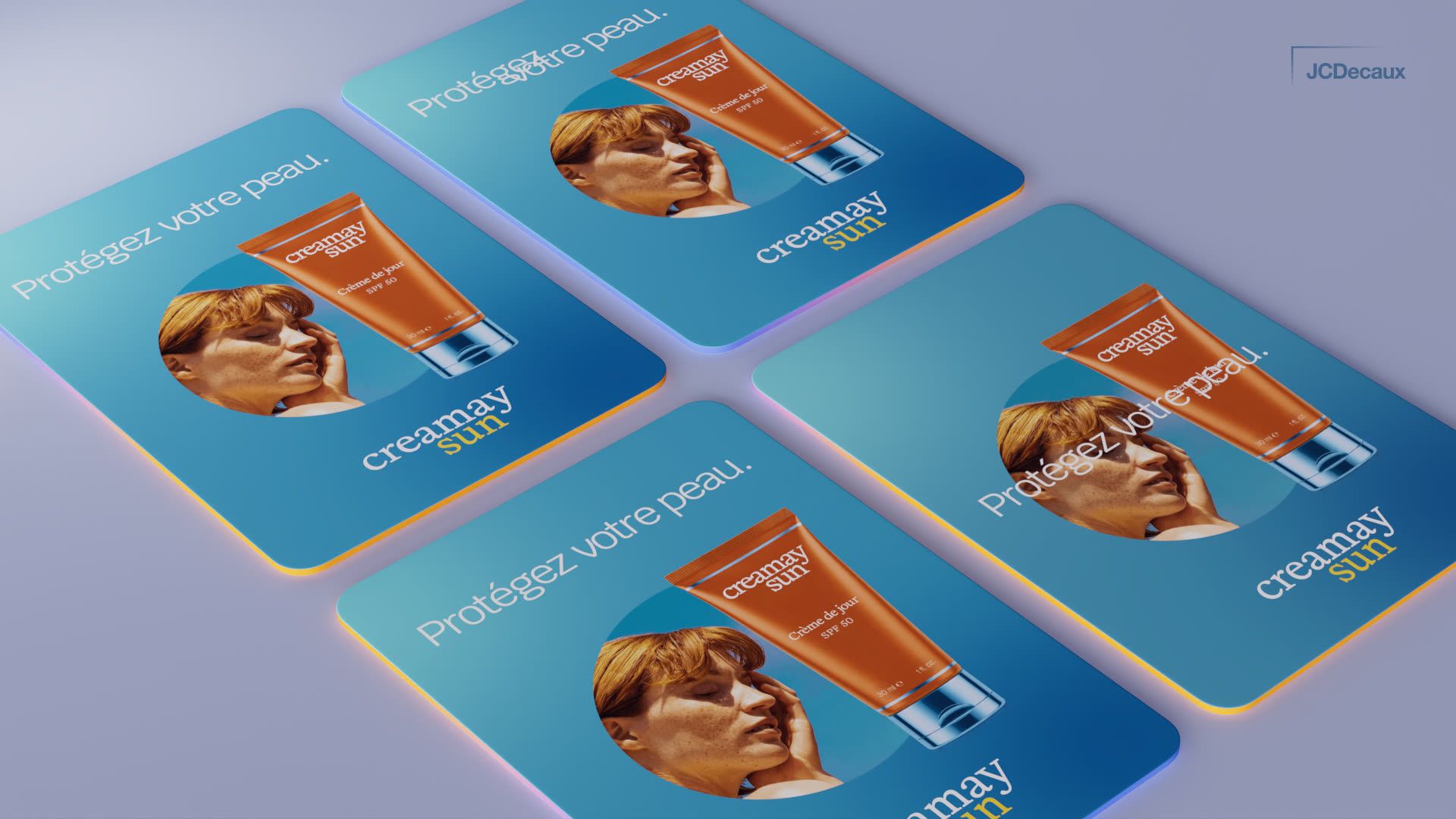 JCDecaux OneSuite, versions of a poster