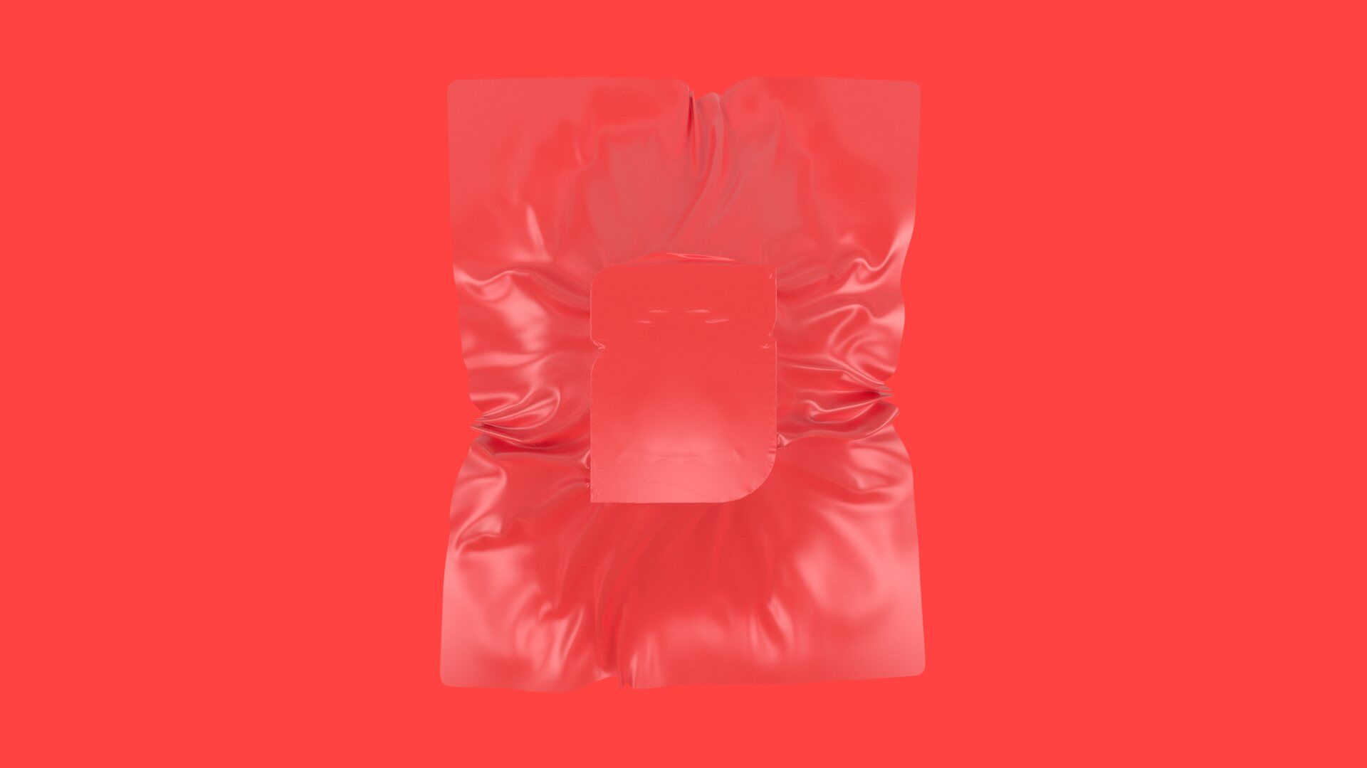 Voggt, coussin rouge en volume