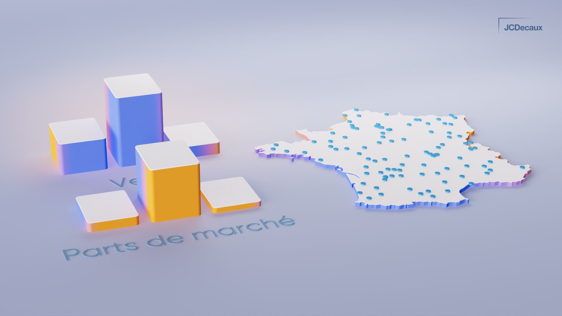JCDecaux OneSuite, sales data and map of France