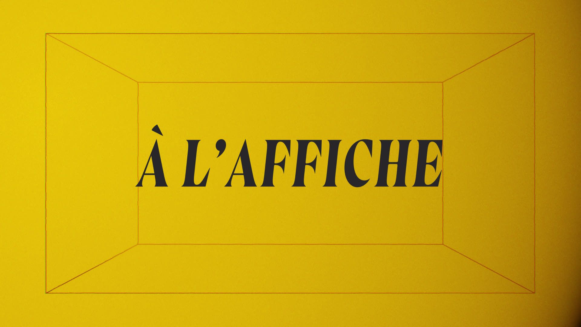 Tapis Jaune, jingle À l'affiche, carton titre